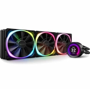 <strong>NZXT</strong> Kraken Z73 360mm Liquid Cooler With LCD Display LGA 1700 Compatible RGB White Cpu Water Cooler for Gaming Computer Cooling