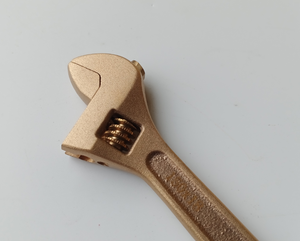 High Quality Manufacturing Enterprise Beryllium Bronze Non Sparking <strong>6</strong>&quot; Explosion Proof Tool Copper <strong>Wrench</strong> <strong>Adjustable</strong> <strong>Wrench</strong> - Product Image 4
