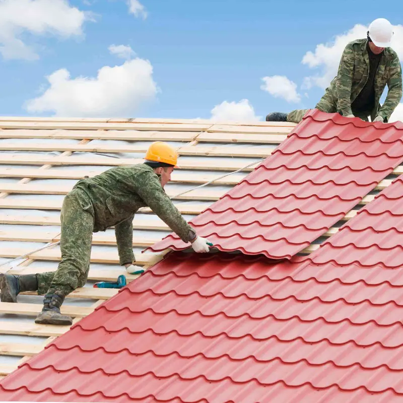 내열성 Tejas PVC 루핑 시트 Tejas Para Techo 건설 용 플라스틱 PVC 지붕 타일