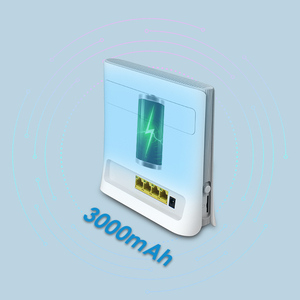 Sıcak satış taşınabilir 4G Lte Wifi Modem Hotspot 300Mbps Max. Lan veri hızı dış mekan kullanımı için 2.4G frekans desteği Sim kart yuvası - Product Image 3