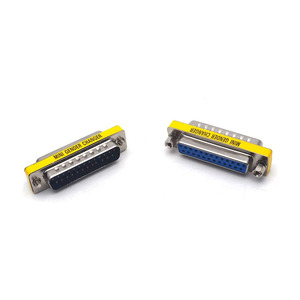 DB25 macho a hembra Mini cambiador de género adaptador de acoplador DB25 convertidor de Cable de 25 pines conector de D-SUB paralelo - Product Image 3