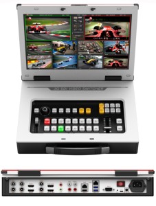 Best Quality Built-In 15.6&quot; <strong>LCD</strong> Monitor 8 Channel <strong>Inputs</strong> SDI-H DMI Audio <strong>Video</strong> Mixer Portable All in One <strong>Video</strong> Switcher