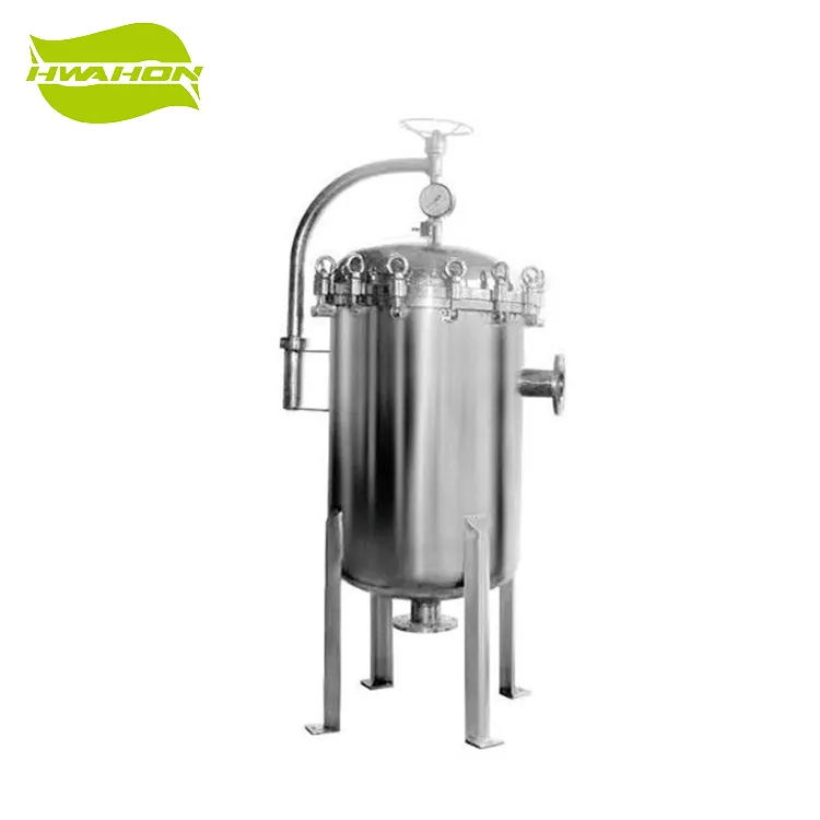 China industrial filtering machine 304 Stainless steel bag filter