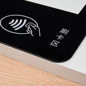 Prezzo di fabbrica Smart elettrico luce nera attraverso interruttore IC Card QR codice pannello di vetro elettronico temperato per Bus pubblico validatore - Product Image 5
