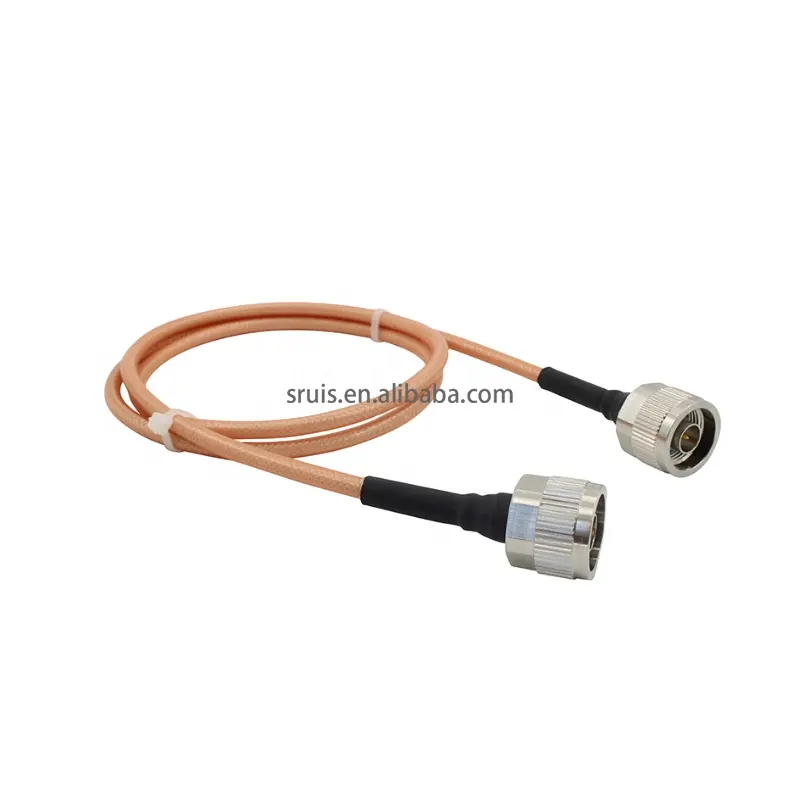 1M RF Cable coaxial coax male N plug to N jack for RG142 Coaxial Pigtail Cable assembly