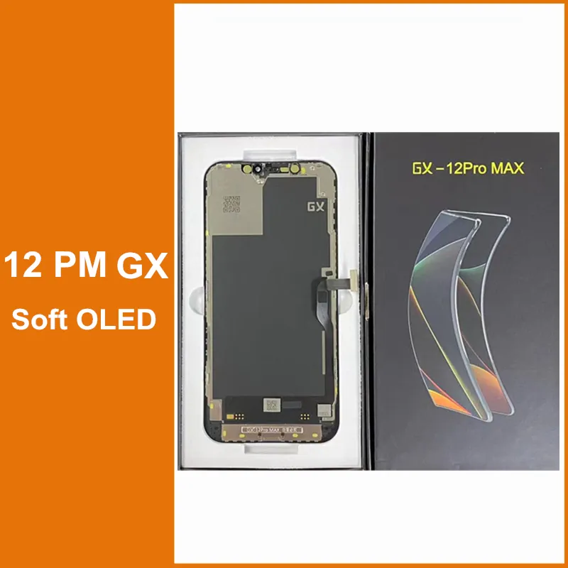 GX AMOLED LCD màn hình hiển thị cho Iphone x XS xsmax XR 11 LCD cho iPhone 12 12pro 13 12Mini lcds lắp ráp AMOLED thử nghiệm thực GX