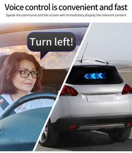 96x20 Soft LED Panel App-gesteuerte programmier bare Bildlauf nachrichten Flexibles Lichts child für Taxi werbung
