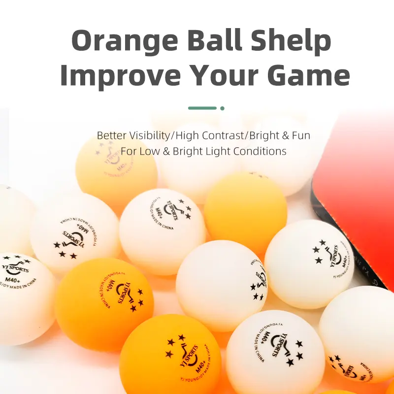 Nova bola de pingue-pongue esportiva m40 + para entretenimento lazer, bola de tênis de mesa 3 estrelas