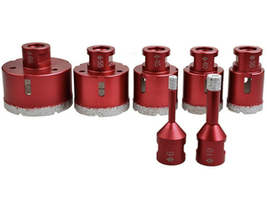 Diamond Drill <strong>Core</strong> Bits Set for Porcelain Hole Saw <strong>Cutter</strong> for Tile Marble Ceramic Granite Bricks <strong>Used</strong>