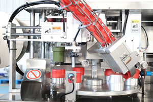 Tự động 5 gallon trống nhựa bao gồm <span class=keywords><strong>Pad</strong></span> máy dán nhãn bù đắp hoàn toàn tự động nắp chai bao phủ với máy phim - Product Image 4