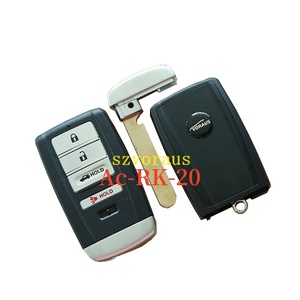 FCC ID: KR5V1X ** 2015-2019年用アキュラRLX TLX 4ボタン車のスマートキーロゴなしフリップキー - Product Image 2