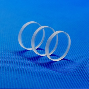 Disco de vidrio de cuarzo transparente de sílice fundida 99% Sio2, Piezas ópticas de alta temperatura, servicio de procesamiento de corte personalizado - Product Image 6