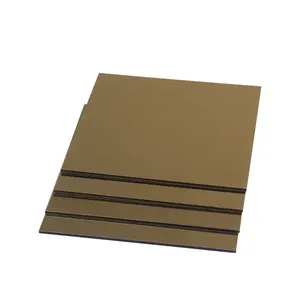 Materiale da costruzione finitura 4mm pannelli di rivestimento ignifugo PVDF PE ACP ACM pannello alluminio plastica Alucobond foglio del pannello - Product Image 6