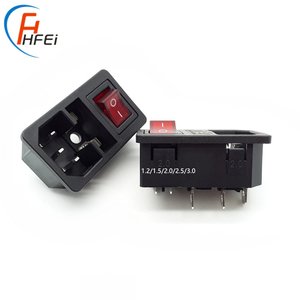 <strong>IEC</strong> C14 Ac Power <strong>Connector</strong> Socket With Fuse and Switch for Industrial Machine Male Adapter <strong>Connector</strong> - Product Image 6