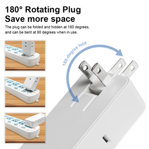 Pd 30W ที่ชาร์จสำหรับเดินทางอเนกประสงค์ปลั๊กไฟฟ้าแบบหลายช่องปลั๊กไฟฟ้ากระแสสลับแบบออลอินวันพร้อมพอร์ต USB 2พอร์ตอะแดปเตอร์แปลงไฟพอร์ต1 Type C - Product Image 4