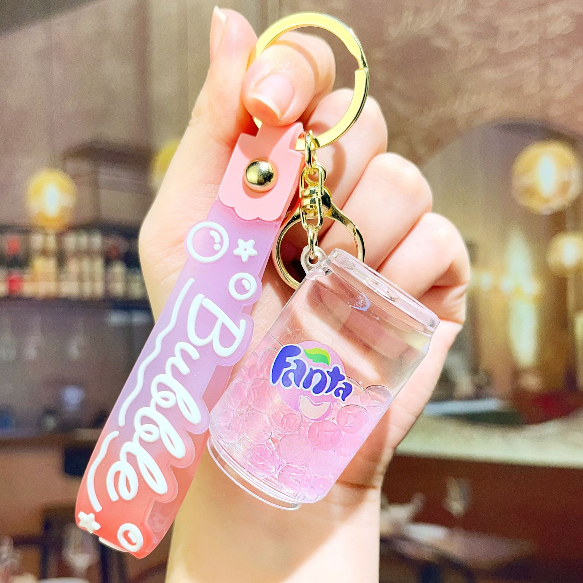 Soda bottle-pink