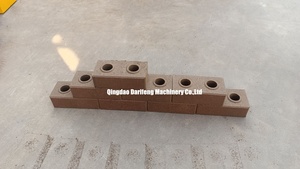 高效DF2-10联锁空心粘土红砖制造机液压机PLC用于铺路砖生产 - Product Image 6