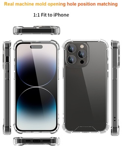 HD şeffaf cep telefonu kılıfı için iPhone 17 16 15 Promax 14 artı 13 12 Pro tam vücut koruma darbeye sert kapak Apple 11 için - Product Image 6