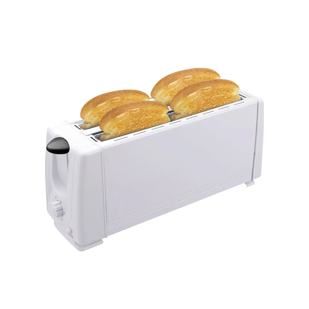เครื่องปิ้งขนมปังอัตโนมัติไฟฟ้า4ชิ้น,เครื่องทำแซนวิชเครื่องปิ้งขนมปังและอาหารเช้า