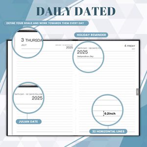 Cuaderno de calendario personalizado profesional 2026, planificador semanal, Bloc de notas, planificador anual 2025, diario para oficina - Product Image 2