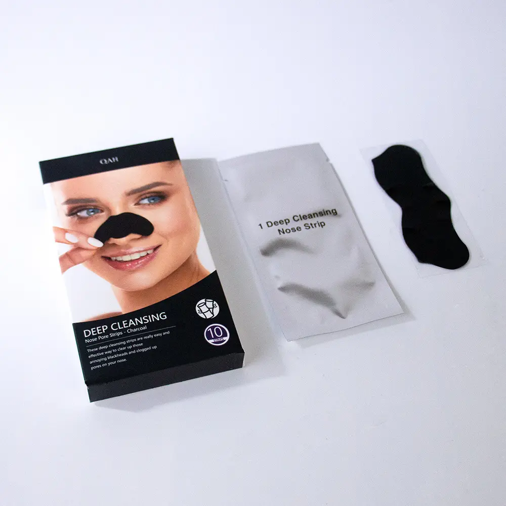 Nez Blackhead Remover Patch Black Dot Spot Cleaner Nettoyage en profondeur Blackhead Peeling Mask
