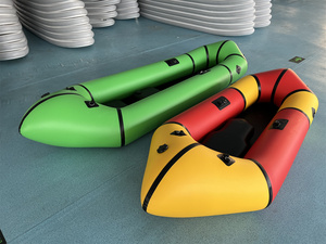 軽量PVC TPUインフレータブルカヤックパックラフト漂流および釣り漕艇用OEM工場出荷 - Product Image 4