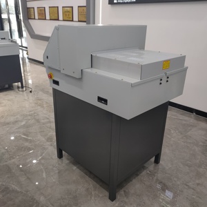 FRONT H490T Electric Paper Cutter 100groups X 96 <strong>Steps</strong> <strong>Program</strong> 60mm Cut Thickness <strong>with</strong> <strong>7</strong> Inch Touch Screen for Trimming Books - Product Image 3