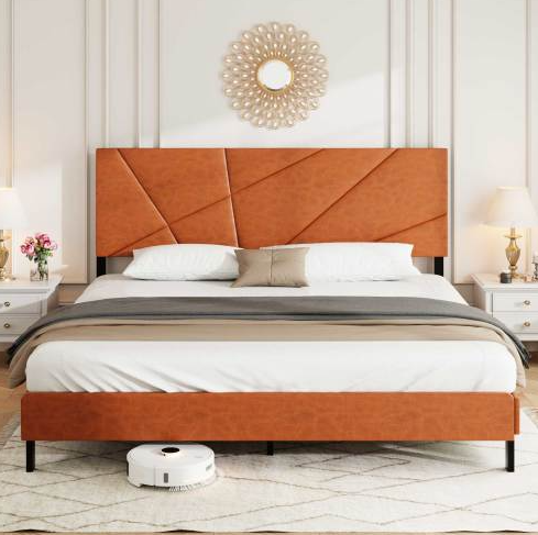 Marron antique + MDF + Métal + Chambre