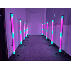 IP65户外电池led管灯RGB 128*0.25W防水舞台灯DMX512，无线DMX，遥控PIXELTUBE事件