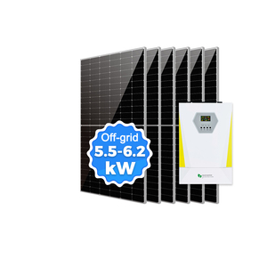 C-6.2KW-AF热卖成套太阳能储能系统6.2kw混合太阳能电池板发电套件 - Product Image 3