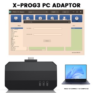 Starten Sie X-Prog3 PC-Adapter Lese-/Schreib-on-Board-EEPROM-Chip-Daten Arbeit für GIII XProg3 ECU Programmer X431 IMMO Programmer
