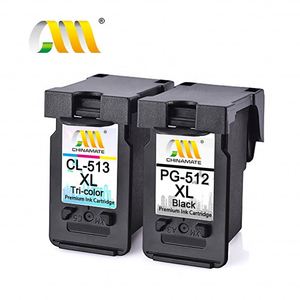 キヤノンPG-512XL CL-513XLインクカートリッジ用の高歩留まり非オリジナルインクカートリッジ512XL513XL PG512XL CL513XL Cartouched'encre