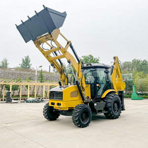 Ce/EPA giá rẻ nhất 4x4 bánh xe backhoe loader DIESEL lật máy xúc backhoe lật để bán - Product Image 2