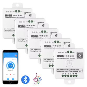 SP630E DC5-24V 2,4 г RF удаленный синий зуб SPI RGB Светодиодные полосы контроллер для WS2811 WS2812B WS2814 SPI Pixel светодиодные полосы контроллер - Product Image 4