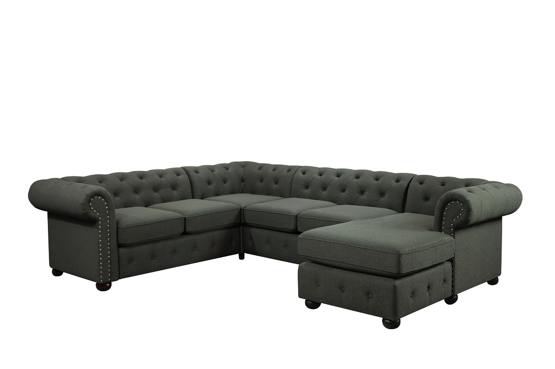 Comfortable Design Velvet Seater Sofa Set Living Room Blue Cheap Chesterfield Sofa