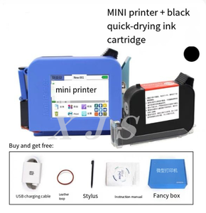 Großhandel 12,7mm/25,4mm TIJ Tragbarer Mini-Tinten strahl drucker Hand-Batch-Codier maschine für den Druck von Flaschen dosen - Product Image 6