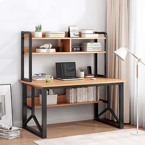 Producto caliente Mesa de computadora para juegos rectangular estable simple con material de madera con patas de acero para uso en dormitorio - Product Image 2