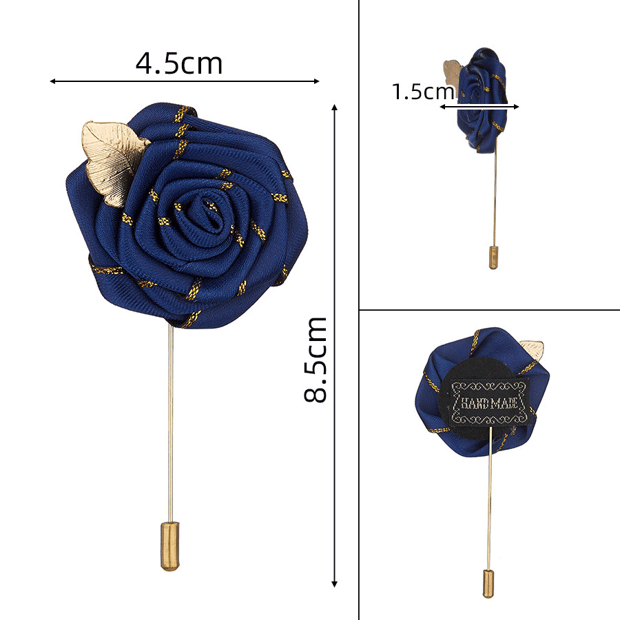 Dark Blue Leaf corsage