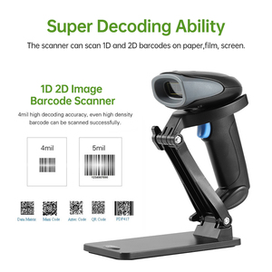 <strong>QR</strong> <strong>Code</strong> Scanner Handheld Wireless Barcode Scanner 2d Usb <strong>Qr</strong> <strong>Scan</strong> Guns Portable <strong>Android</strong> Barcode Reader for Store Mobile Payment - Product Image 2