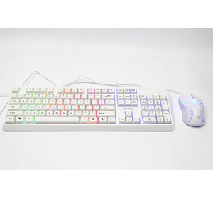 Diseño compacto duradero Teclado con cable 104 teclas Teclado para juegos de computadora y mouse Combo GK106 - Product Image 2