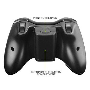 J Xbox360 Gamepad denetleyici 2.4G kablosuz denetleyici Gamepad alıcı ile çift titreşim gelişmiş kablosuz oyun kolu - Product Image 3