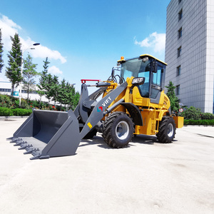 小型1.5吨柴油前端装载机4x4轮式紧凑型建筑机械，带铲斗附件2吨额定负载 - Product Image 6