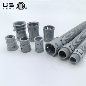 PVC elektrik metalik olmayan boru boru oluklu ENT kaplinler geçmeli kbb dişli Terminal adaptörleri boru bağlantı parçaları - Product Image 1