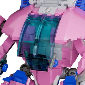 GoldMoc <strong>Game</strong> Action Figure Tank Hero D.Va Mecha Model <strong>Building</strong> Blocks Set DIY Assembly <strong>Robot</strong> Bricks Toys - Product Image 6