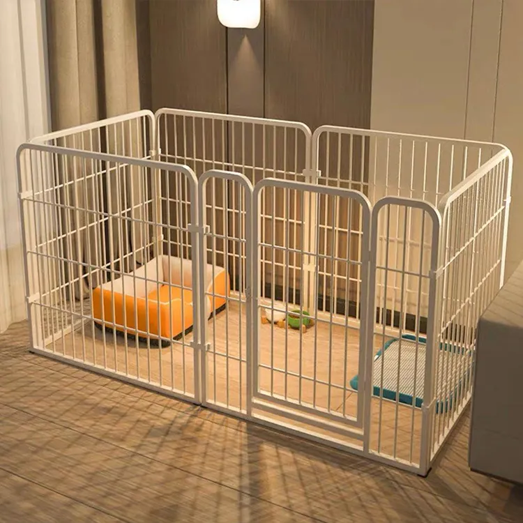 Nouveau 8 Panneau Pet Enclosure Réglable Portable Pliant Galvanisé Heavy Duty Wire Dog Exercise Playpen Pet Dog Play pen à vendre