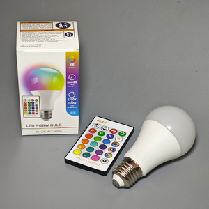 Ultra parlak 9w kablosuz W C akıllı yuvarlak Smd ışık 1100lm 1100 Marquee A70 Ip67 küre 120 pembe Cct E27 Wifi Led Rgb ampul - Product Image 5