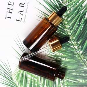 20ml 30ml 40ml 50ml 60ml 80ml 100ml 120ml Amber uçucu yağ için cam damlalık şişe özel Logo baskı ve kağit kutu - Product Image 3