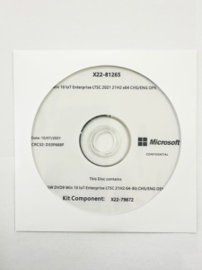 Win10 IoT 2021 LTSC High End OEM COA Key Sticker DVD Package Lifetime Permanent Activation 6 Months Quality Guarantee - Product Image 3