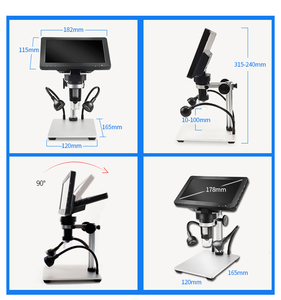 高清数字显微镜LCD 7英寸1200X显微镜带led灯 - Product Image 5
