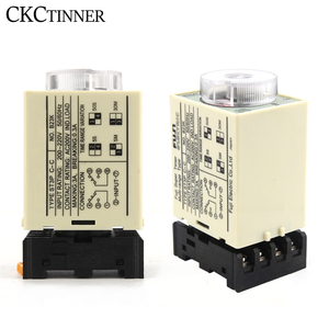 ST3Pシリーズ電源オン遅延リレーST3P A-A/B/C/D/E/F/G (AC 380V 220V 110V DC 24V) 8ピンベースの電源オン遅延 - Product Image 5